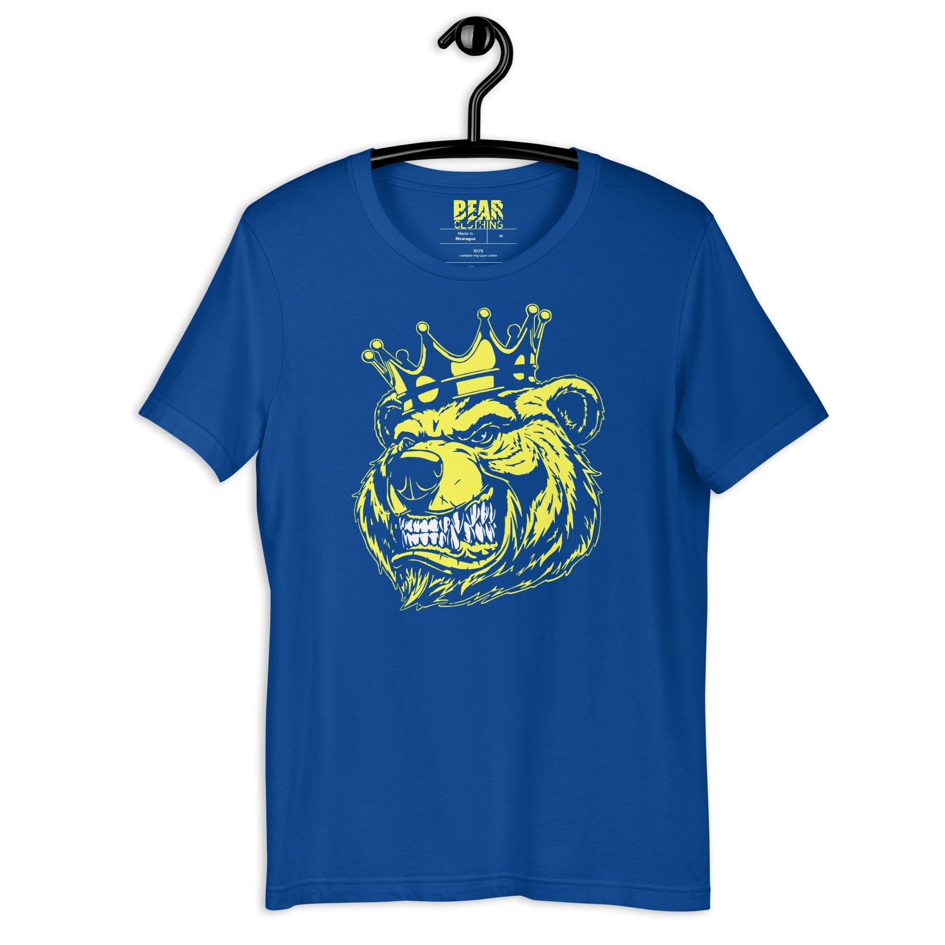 Yellow Bear with Crown Print Tee - Bearclothing