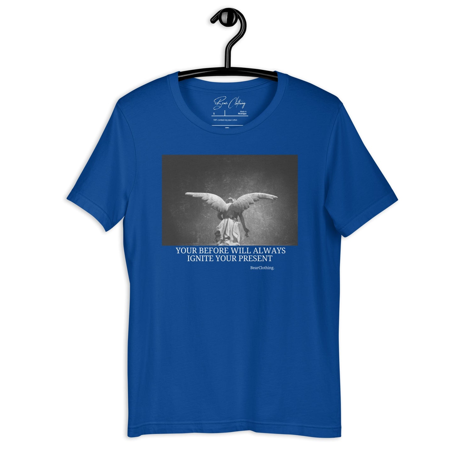 Exclusive White Print Box Angel Tee