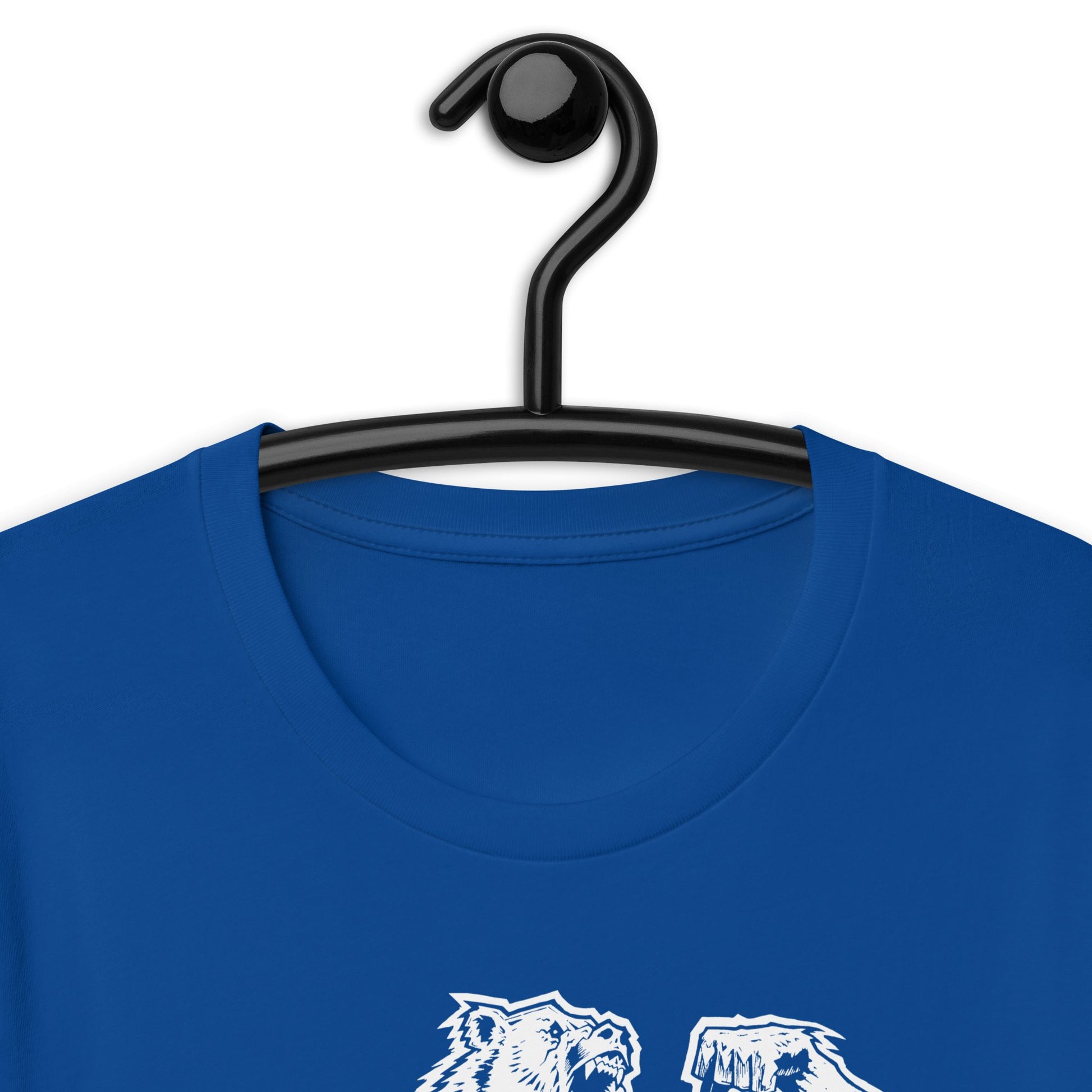 White Print Bear Strong Premium Tee' - Bearclothing