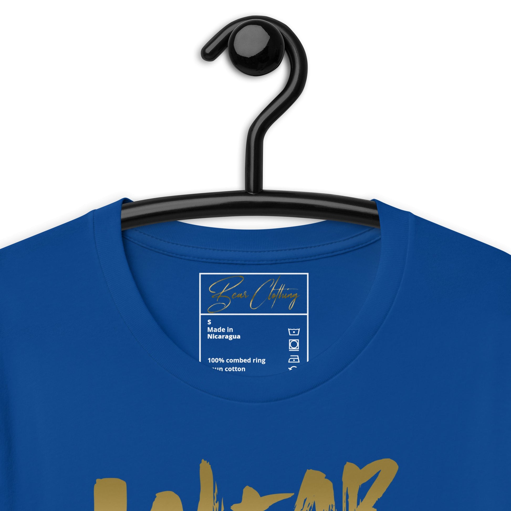 Gold Print Wear Your Worth Premium Tee - Bearclothing