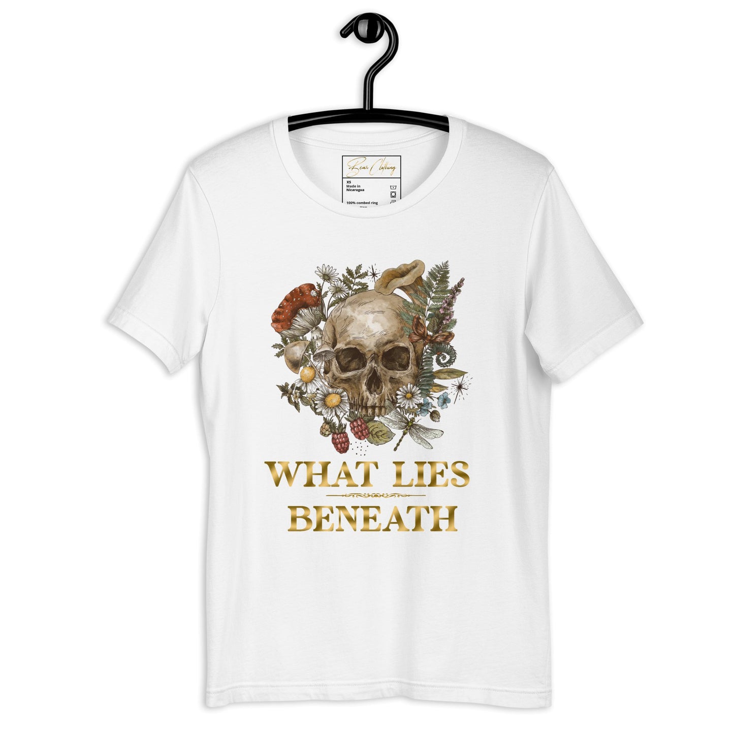 What Lies Beneath Skull Premium Tee - Bearclothing