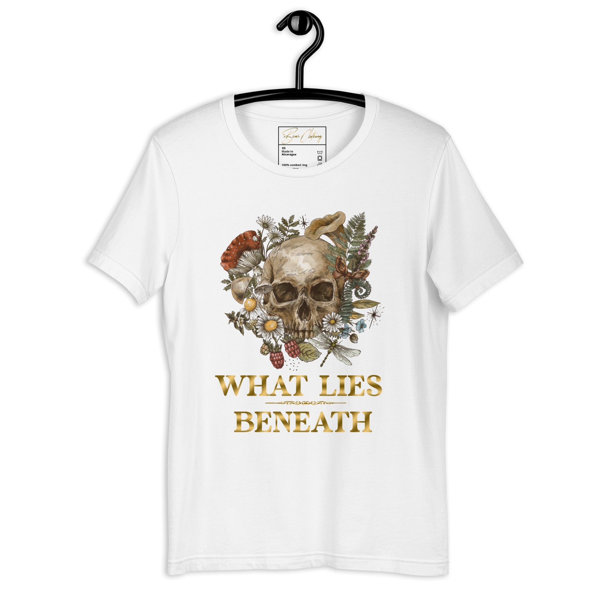 What Lies Beneath Skull Premium Tee - Bearclothing