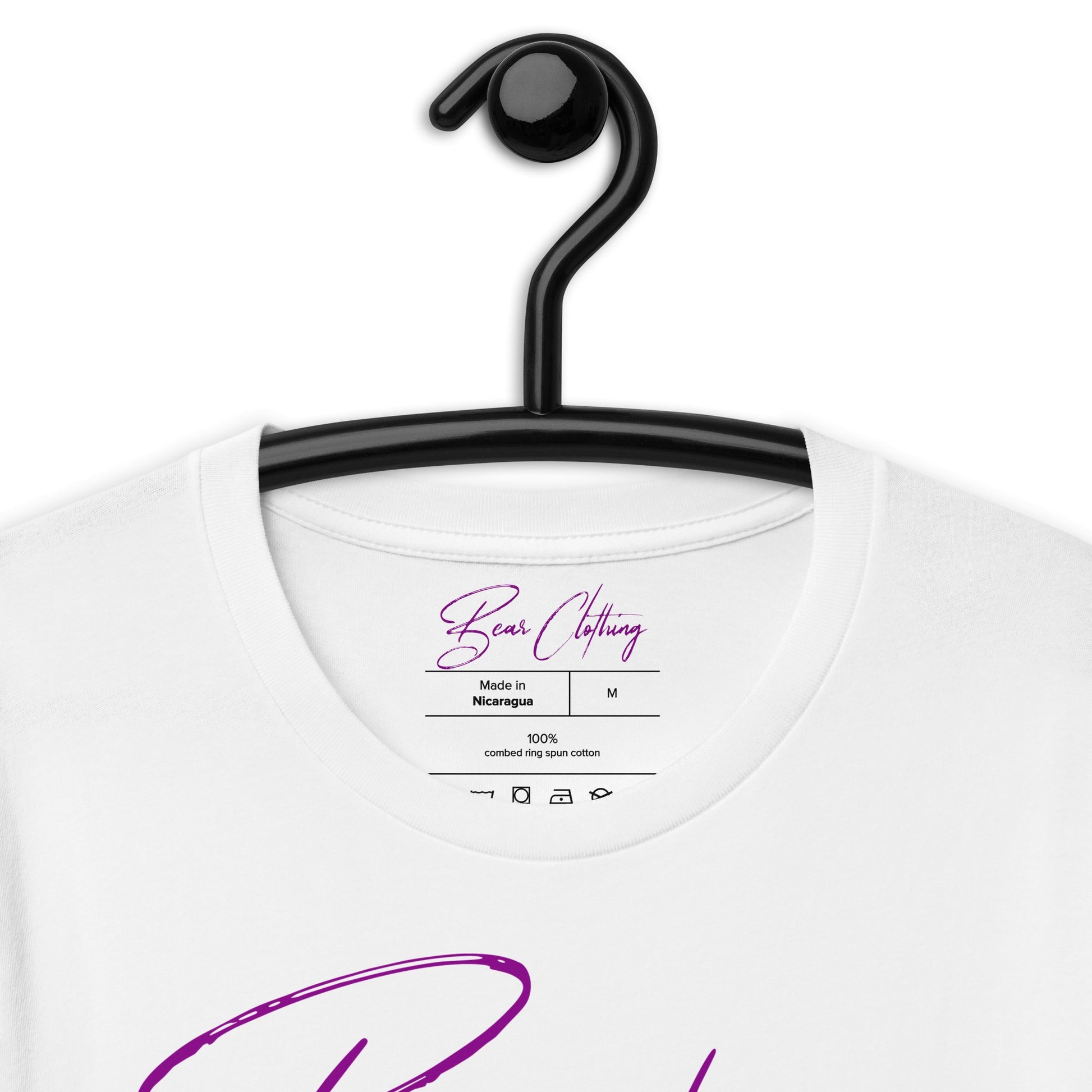 Purple Print Stronger than your excuses tee! - Bearclothing