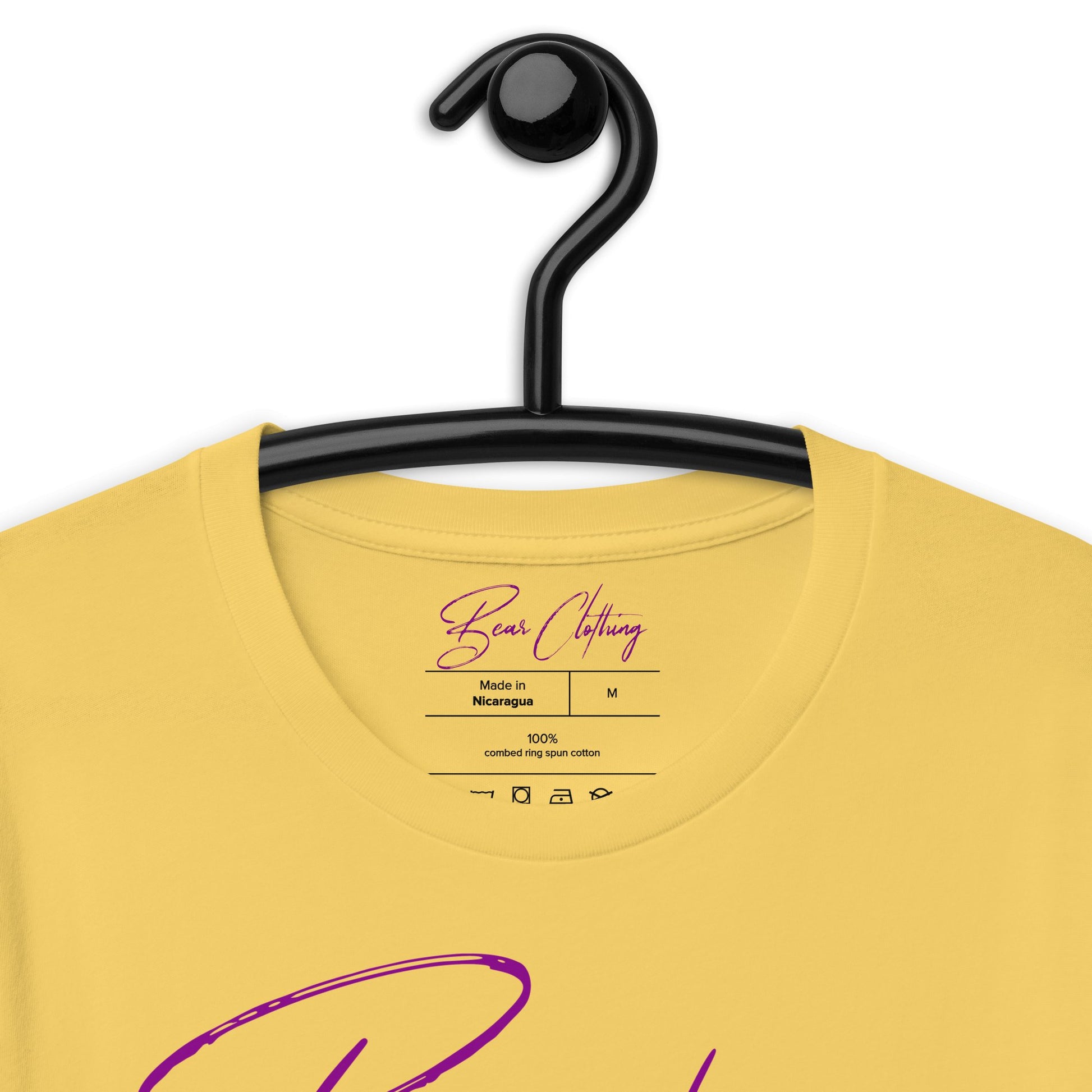 Purple Print Stronger than your excuses tee! - Bearclothing