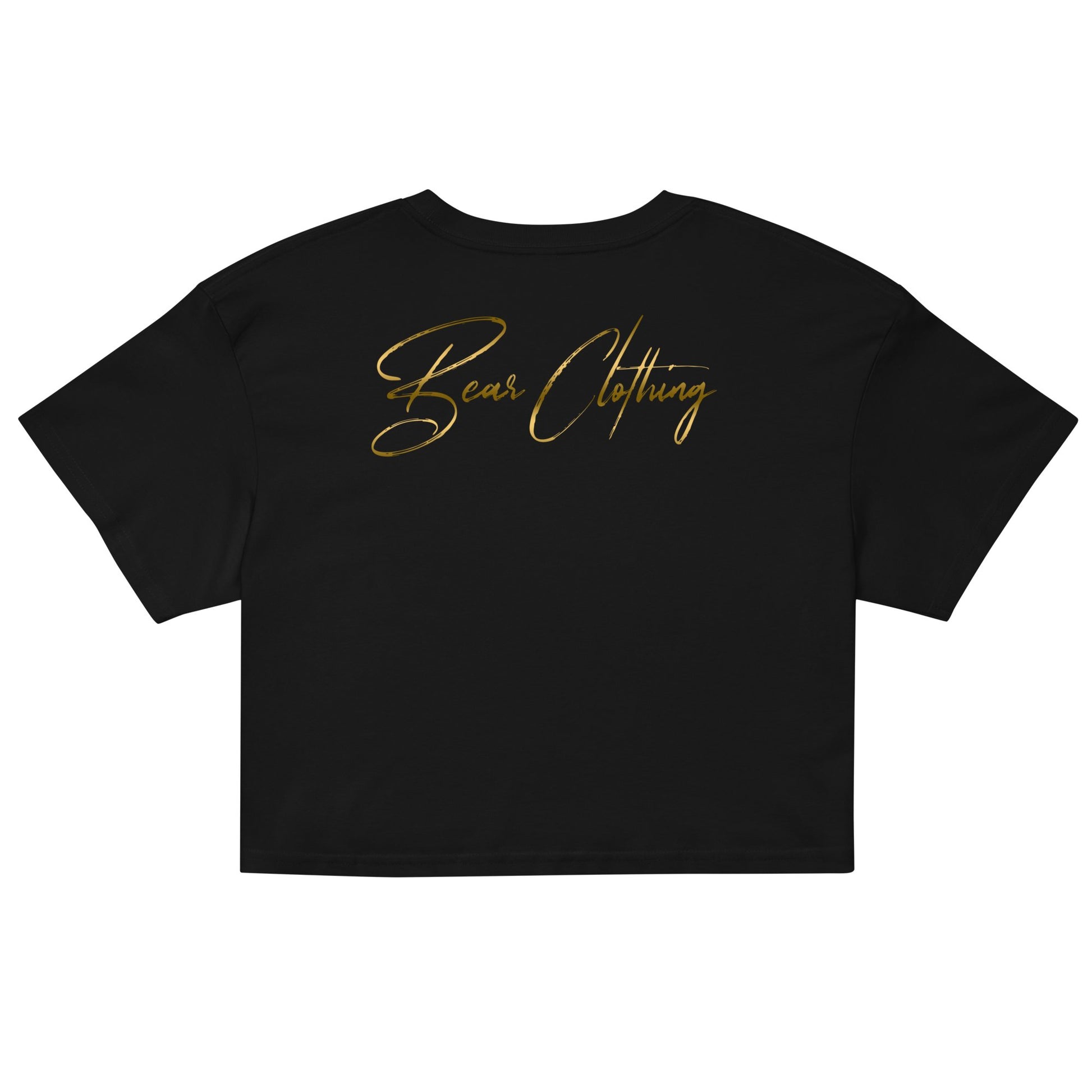 Wrapped In His Worth Honey Bear Crop Top - Bearclothing