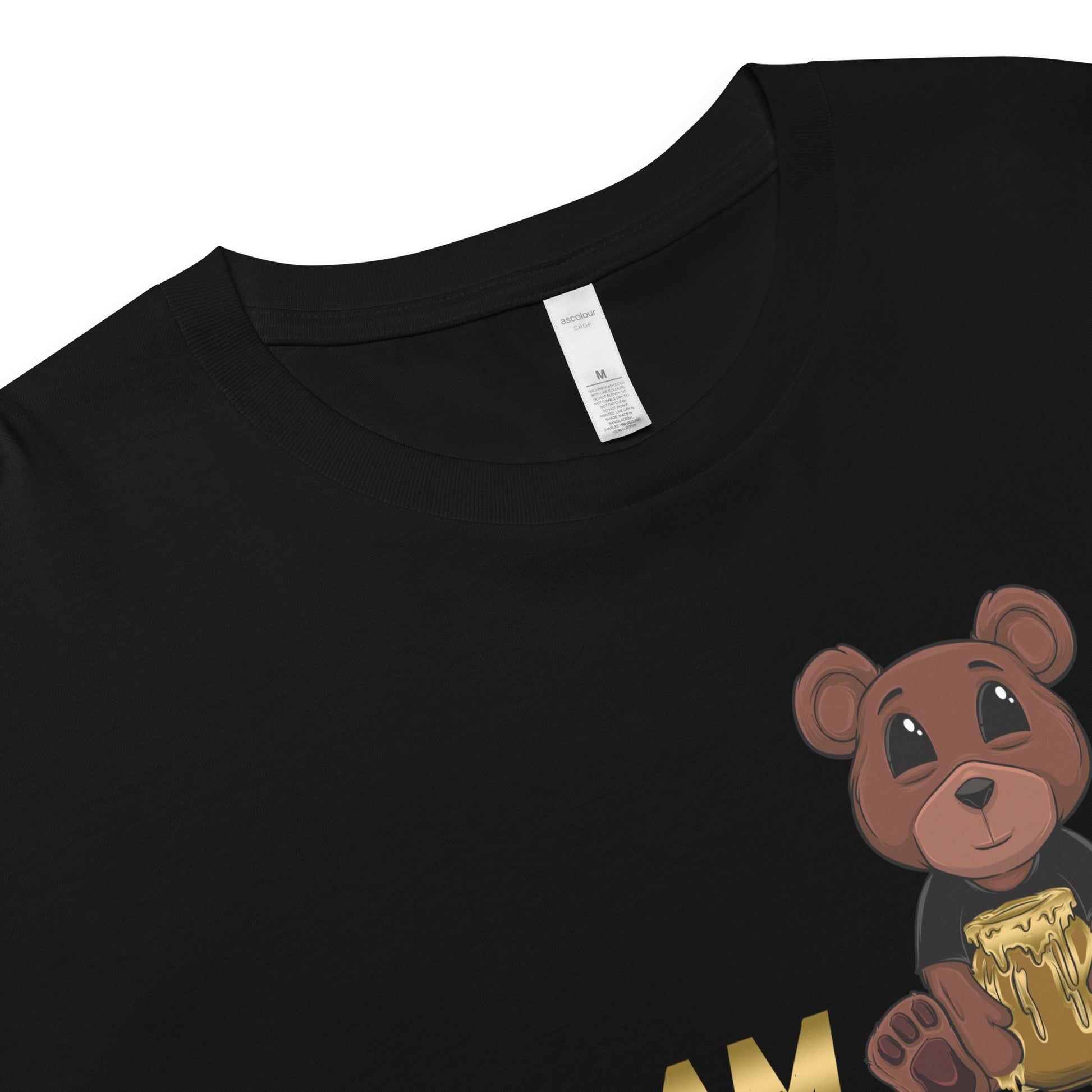 Honey Bear I am Bear Clothing Crop Top - Bearclothing