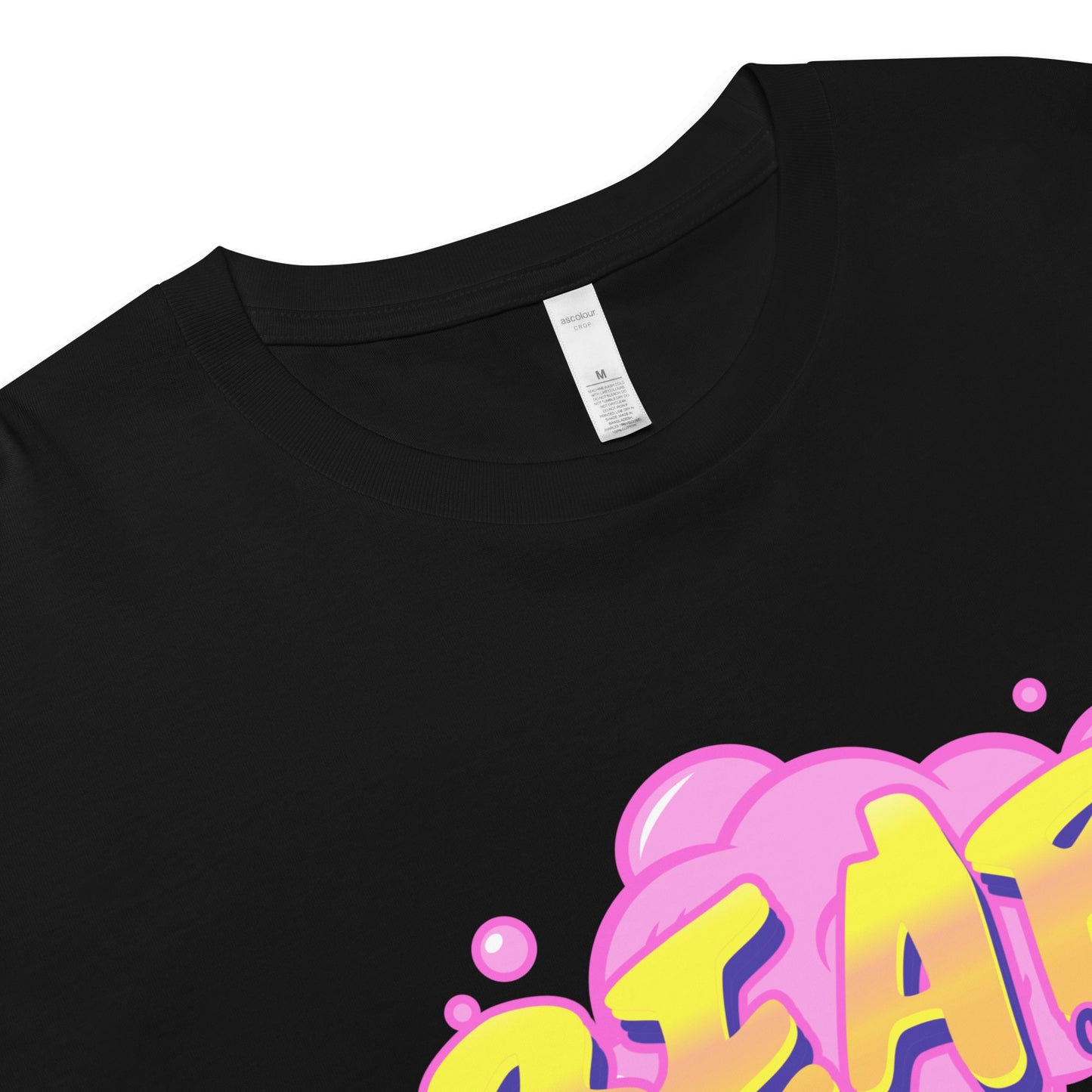 Bubble Gum Signature print crop top LADIES