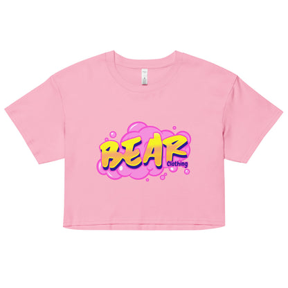 Bubble Gum Signature print crop top LADIES