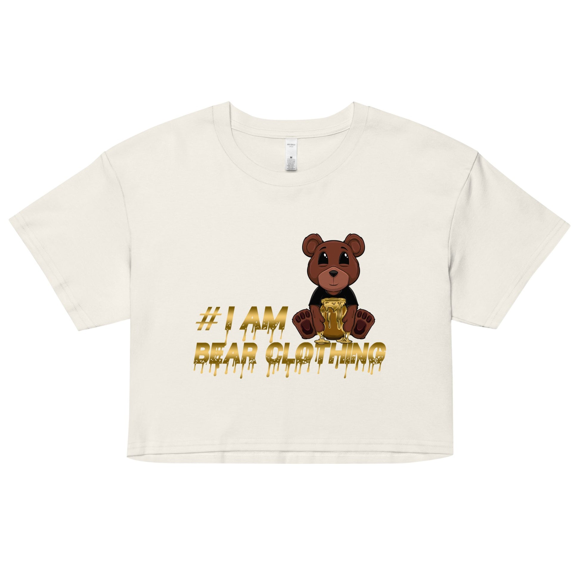 Honey Bear I am Bear Clothing Crop Top - Bearclothing