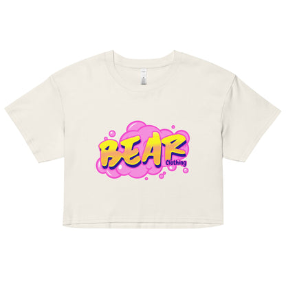 Bubble Gum Signature print crop top LADIES