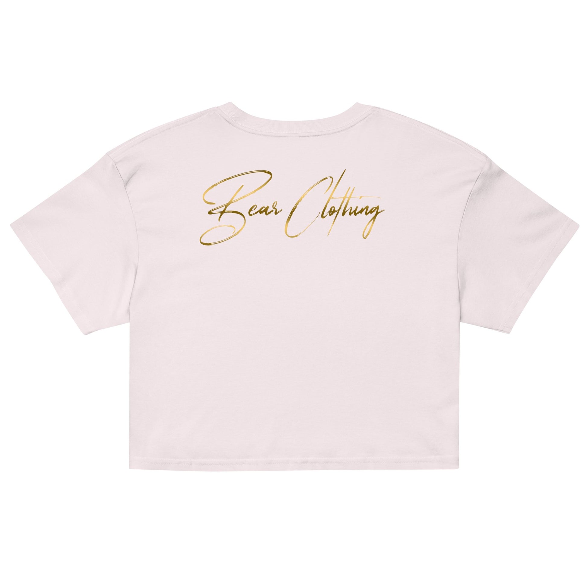 Wrapped In His Worth Honey Bear Crop Top - Bearclothing