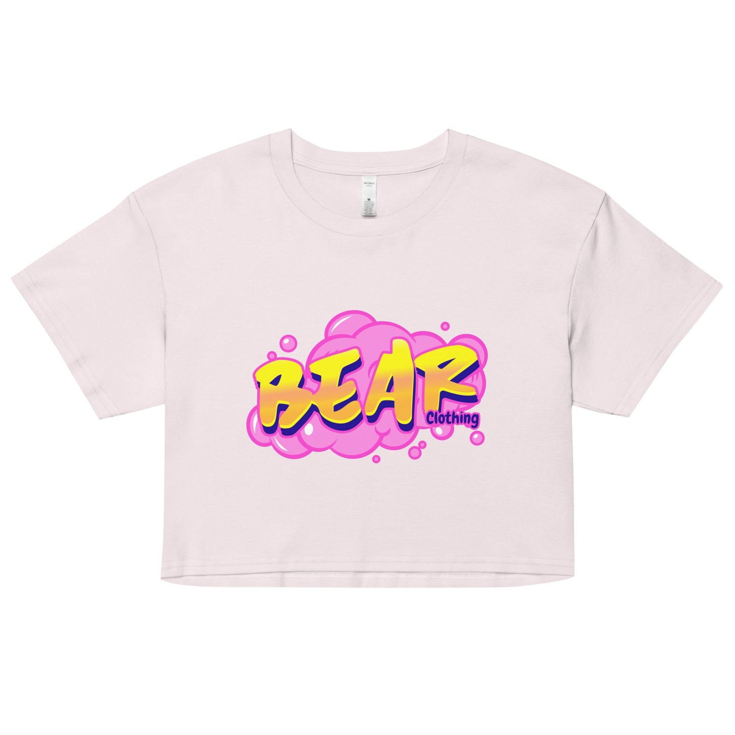 Bubble Gum Signature print crop top LADIES