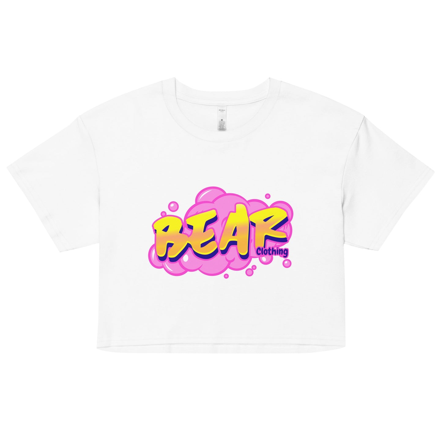 Bubble Gum Signature print crop top LADIES