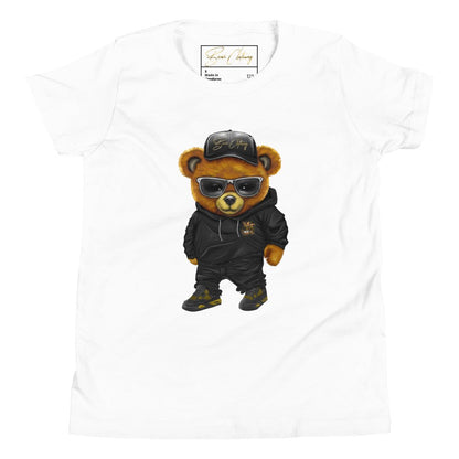 Wrapped In His Worth Honey Bear Youth Tee - Bearclothing